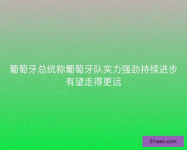 葡萄牙总统称葡萄牙队实力强劲持续进步有望走得更远